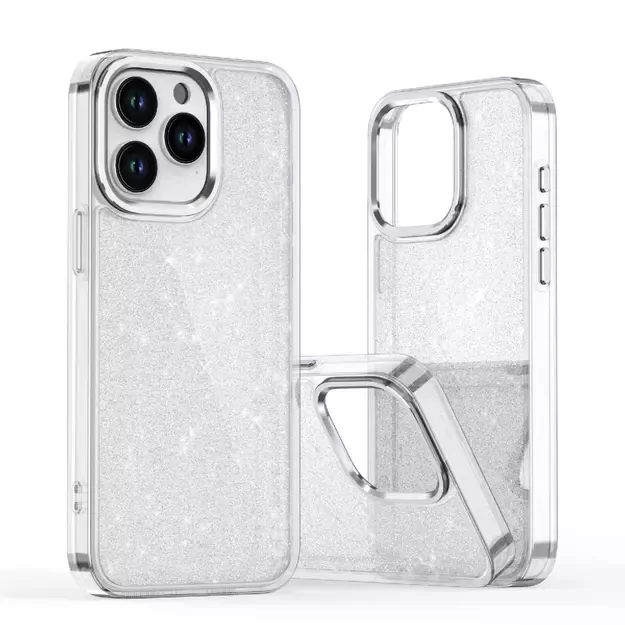 Glitter Case for iPhone 16 - transparent with glitter 5