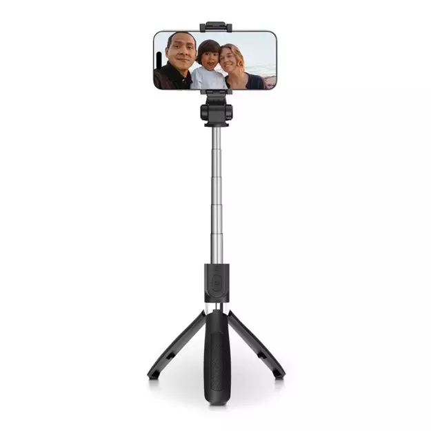Tech-Protect L01S Bluetooth Selfie Stick with Tripod up to 70cm - Black 12