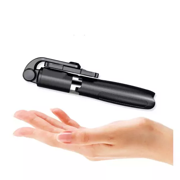 Tech-Protect L01S Bluetooth Selfie Stick with Tripod up to 70cm - Black 1