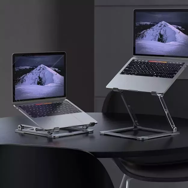 Tech-Protect ULS400 universal foldable stand for laptops up to 17&quot  - silver 10