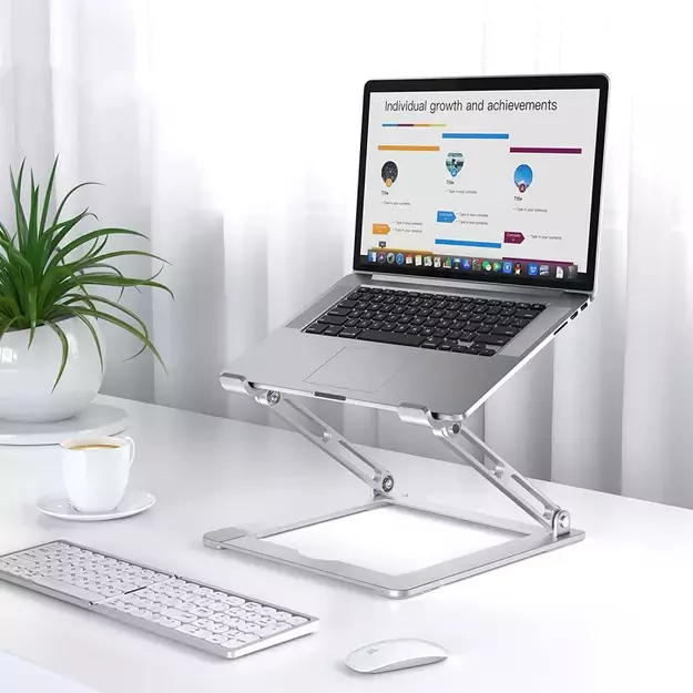 Tech-Protect ULS400 universal foldable stand for laptops up to 17&quot  - silver 12