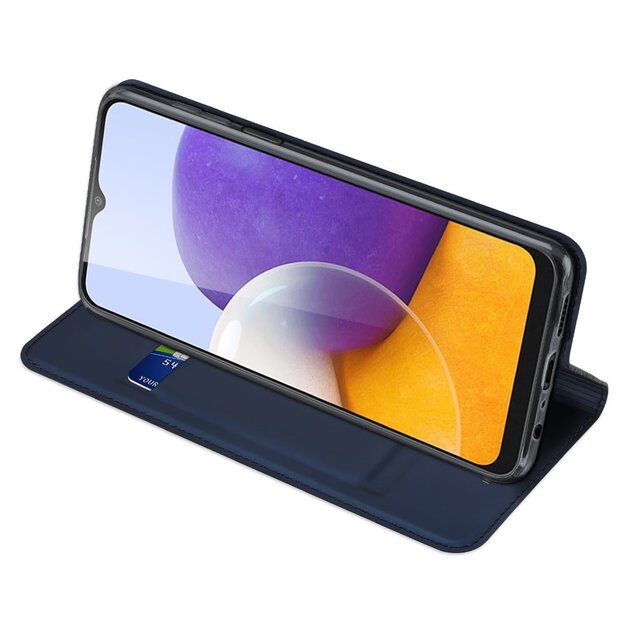 Dux Ducis Skin Pro Bookcase type case for Samsung Galaxy A22 4G blue 14