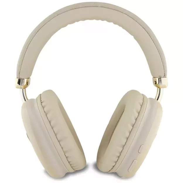 Guess Bluetooth 5.3 Metallic Triangle Logo Gold Over-Ear Headphones 2
