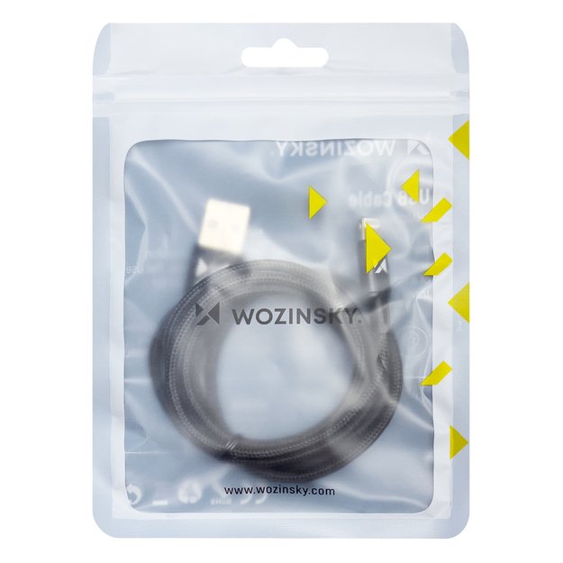 Wozinsky cable USB - Lightning 2,4A 1m black (WUC-L1B) 16