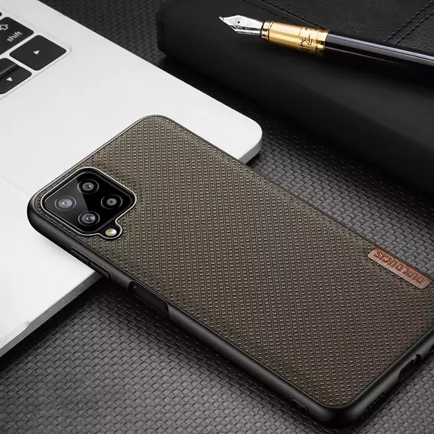 Dux Ducis Fino case covered with nylon material for Samsung Galaxy A22 4G gray 12