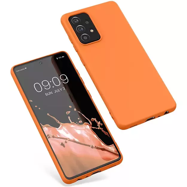 Silicone Case Soft Flexible Rubber Cover for Samsung Galaxy A22 4G black 4