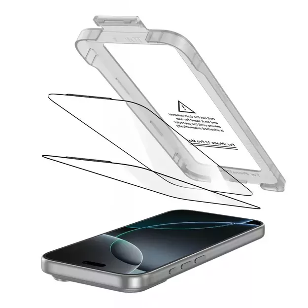 Tech-Protect Quick Set+ 2-pack tempered glass for iPhone 17 Pro Max - black 4