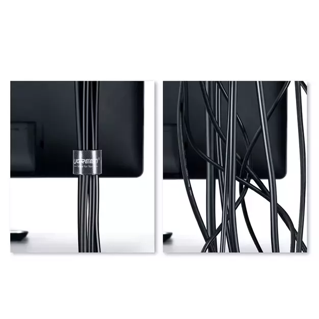 Ugreen velcro tape velcro cable organizer 2m black (40354) 2