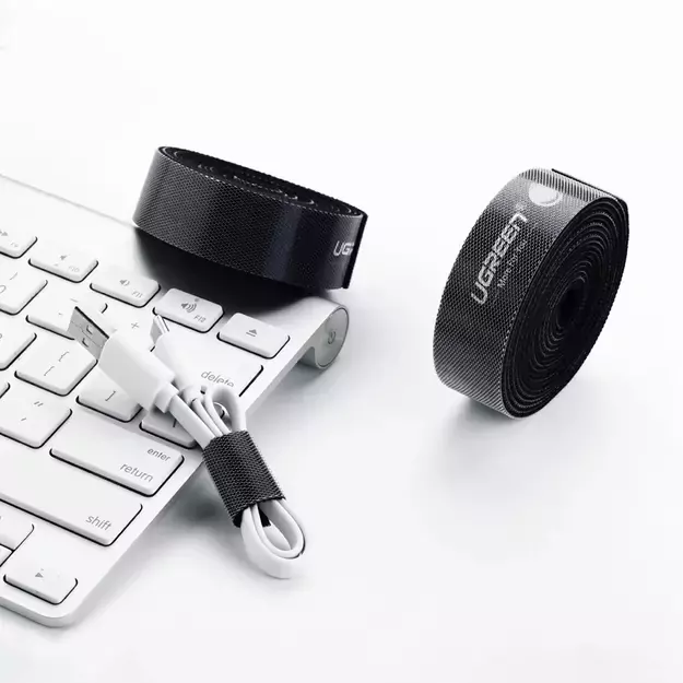Ugreen velcro tape velcro cable organizer 2m black (40354) 3
