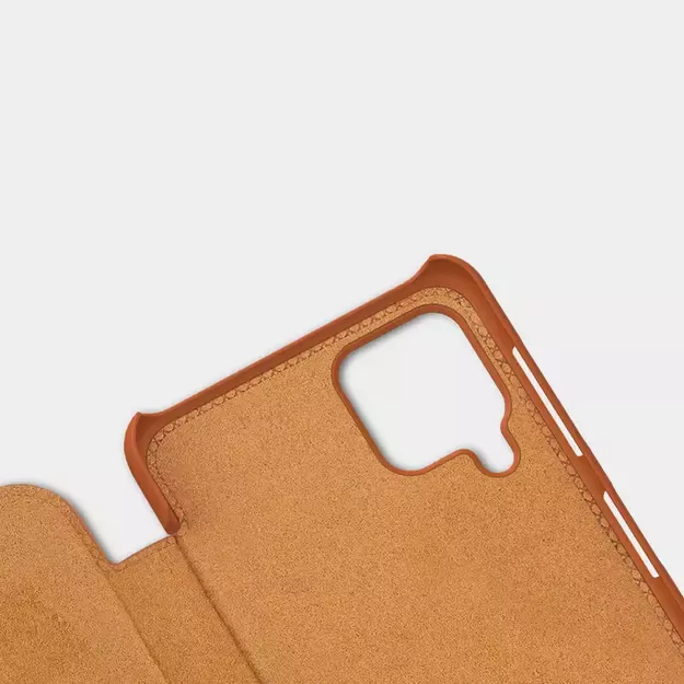 Nillkin Qin leather holster case for Samsung Galaxy A22 4G brown 26