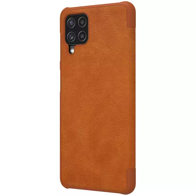 Nillkin Qin leather holster case for Samsung Galaxy A22 4G brown 20
