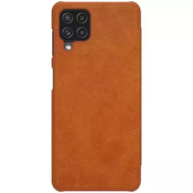 Nillkin Qin leather holster case for Samsung Galaxy A22 4G brown 17