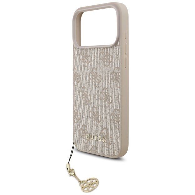 Guess 4G Charms Collection MagSafe Case for iPhone 17 Pro Max - Pink 4