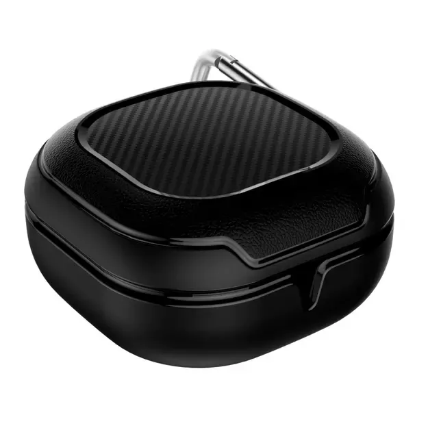 Tech-Protect Rough Carbon Case for Samsung Galaxy Buds FE / 2 Pro / 2 / Live / Pro - Black 9