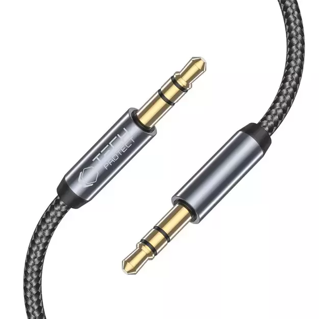 Tech-Protect UltraBoost cable 3.5mm mini jack / 3.5mm mini jack 1.5m - black 3