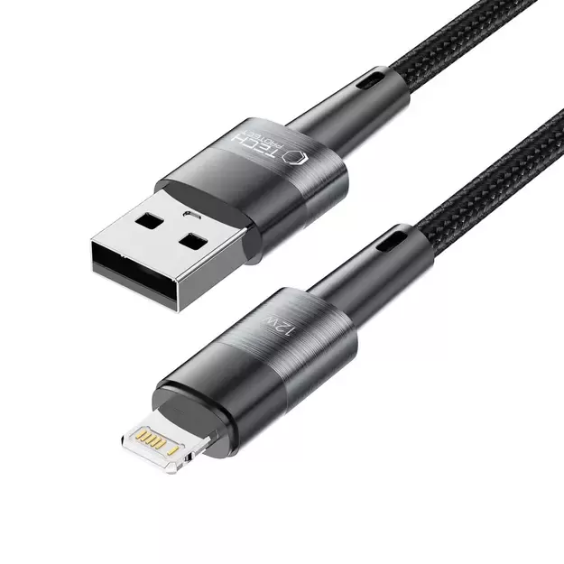 Tech-Protect UltraBoost Lightning / Lightning cable 12W 2.4A 0.25m - gray 8