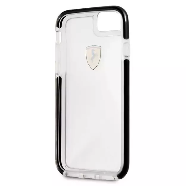 Ferrari Hardcase FEGLHCP7BK iPhone 7/8 SE 2020 / SE 2022 Shockproof transparent black 3