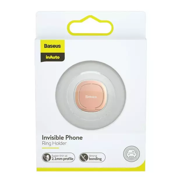 Baseus ultra-thin self-adhesive ring holder phone stand pink (SUYB-0R) 20