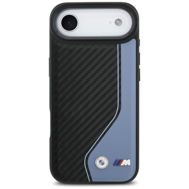 BMW M Carbon Logo MagSafe iPhone Air Case - Blue 2