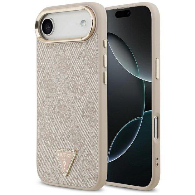 Guess 4G Triangle Logo MagSafe Case for iPhone Air - Rose Gold