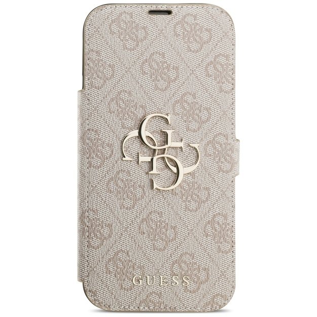 Guess Book 4G Metal Logo Case for iPhone 17 Pro Max - Pink 2