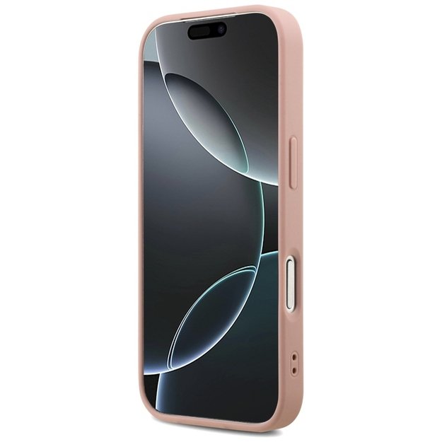 Guess Fixed Glitter Big 4G Case for iPhone 17 Pro - Pink 4