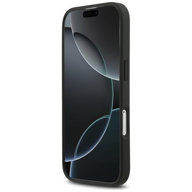 Mercedes Leather Large Laurel Leave MagSafe Case for iPhone 17 - Black 4