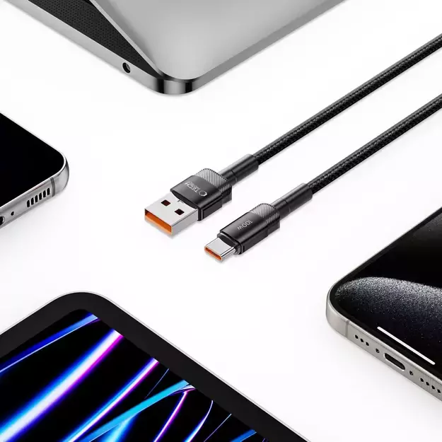 Tech-Protect UltraBoost Evo USB-C / USB-A cable 100W 5A 0.5m - black 4