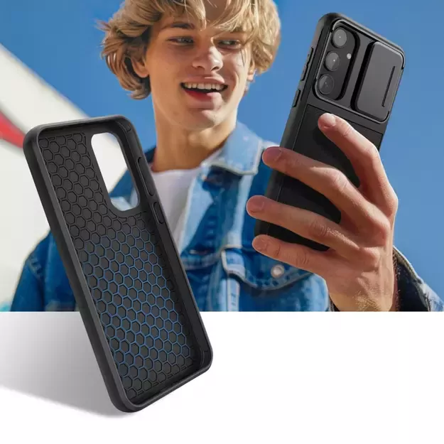 Tech-Protect Velar Cam+ Case for Samsung Galaxy A55 5G - Black 2