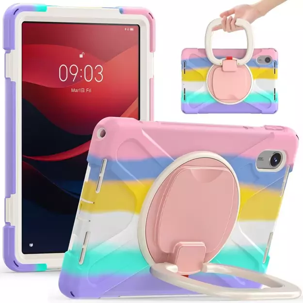 Tech-Protect X-Armor Case for Lenovo Tab M11 11&quot  TB-330 - Pink/Blue 2