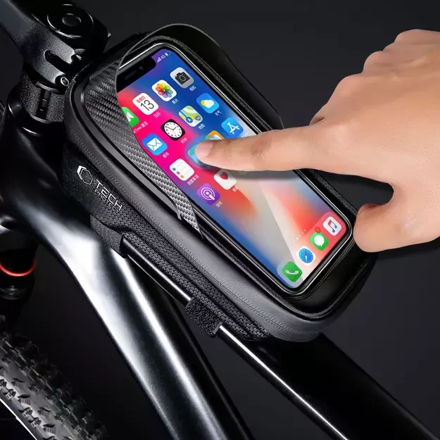 Tech-Protect V2 Bike Bag with Phone Space 1l - Black 6