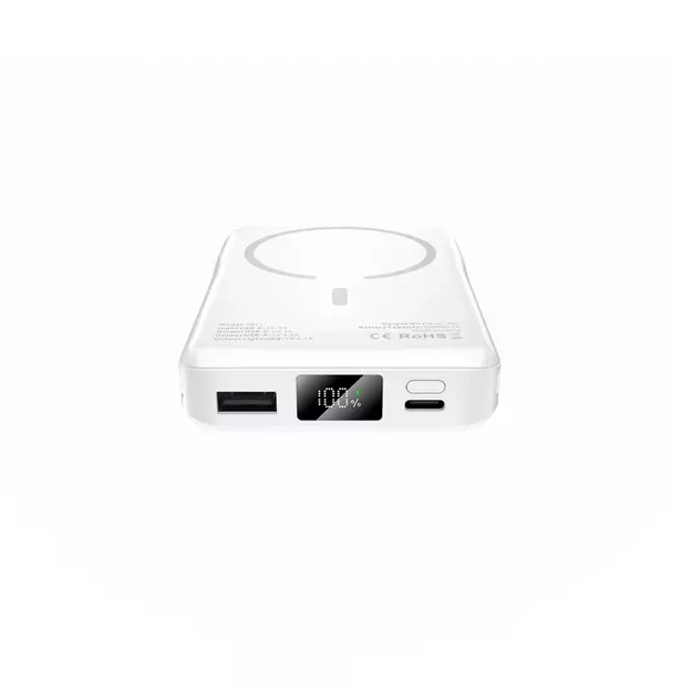 Tech-Protect LifeMag PB31 Power Bank with MagSafe 10000mAh 15W USB-C / USB-A / Built-in USB-C / Lightning Cables - White 12