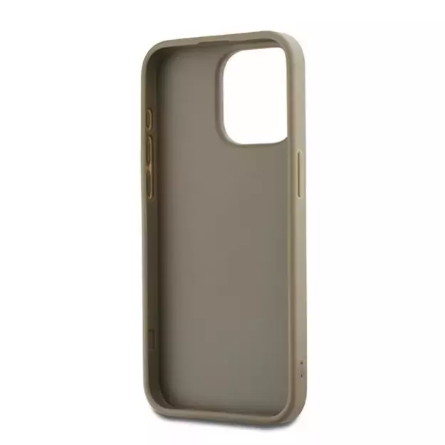 DKNY Wrist Strap Stock Logo case for iPhone 15 Pro Max - beige 5