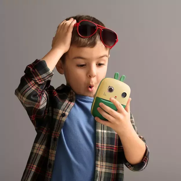 Mini Thermal Printer for Kids with Camera and Camcorder - Green 28