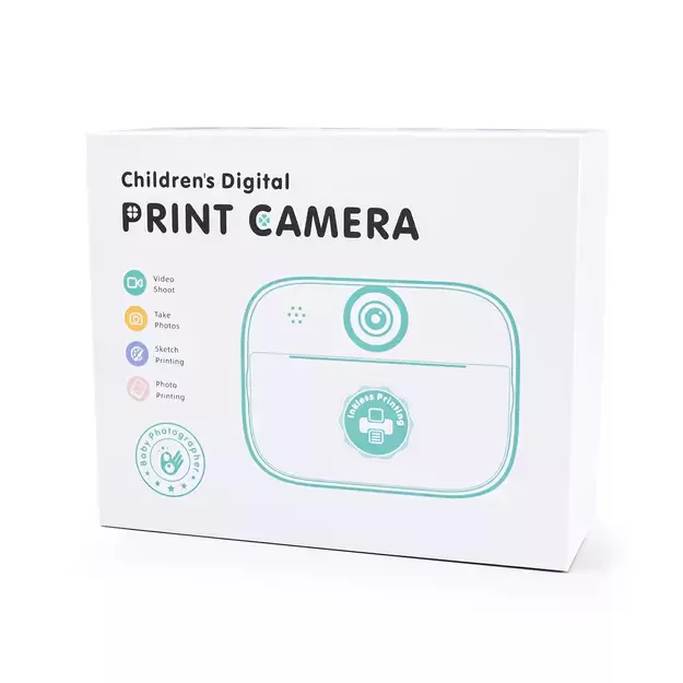 Mini Thermal Printer for Kids with Camera and Camcorder - Green 16