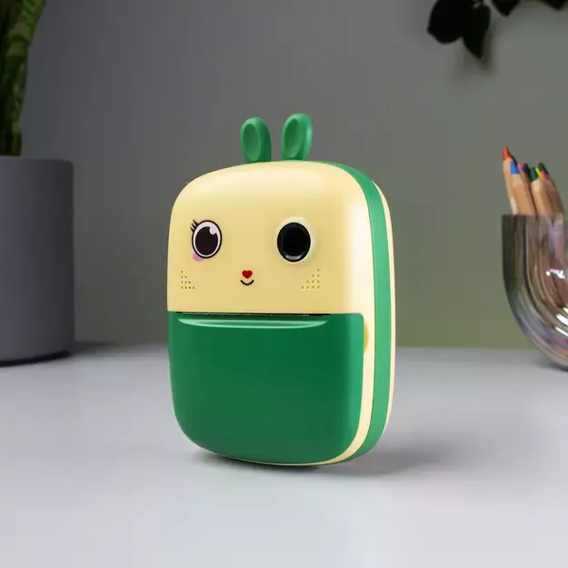 Mini Thermal Printer for Kids with Camera and Camcorder - Green 21