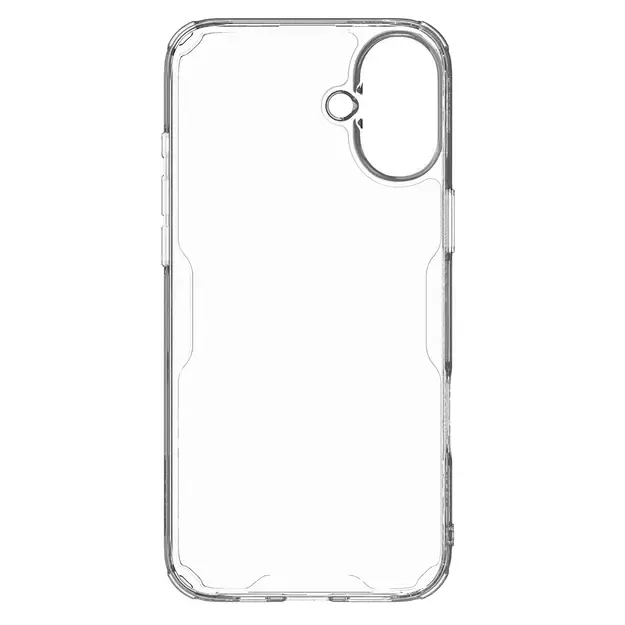 Nillkin Nature Pro Case for iPhone 16 - transparent and white 5