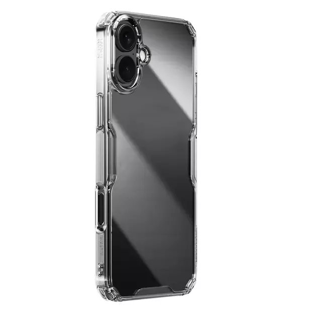Nillkin Nature Pro Case for iPhone 16 - transparent and white 2
