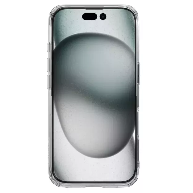 Nillkin Nature Pro Case for iPhone 16 - transparent and white 3