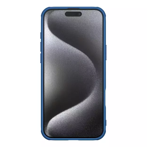 Nillkin Super Frosted Shield Pro case for iPhone 16 Pro - blue 9