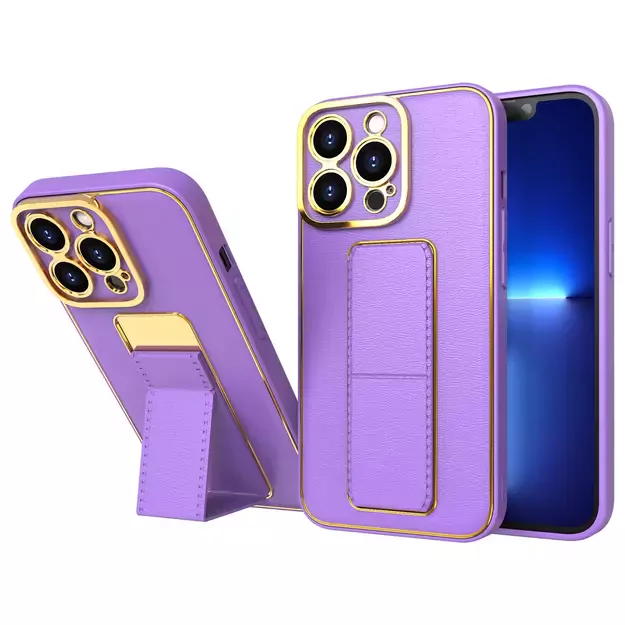 New Kickstand Case case for iPhone 12 Pro with stand purple