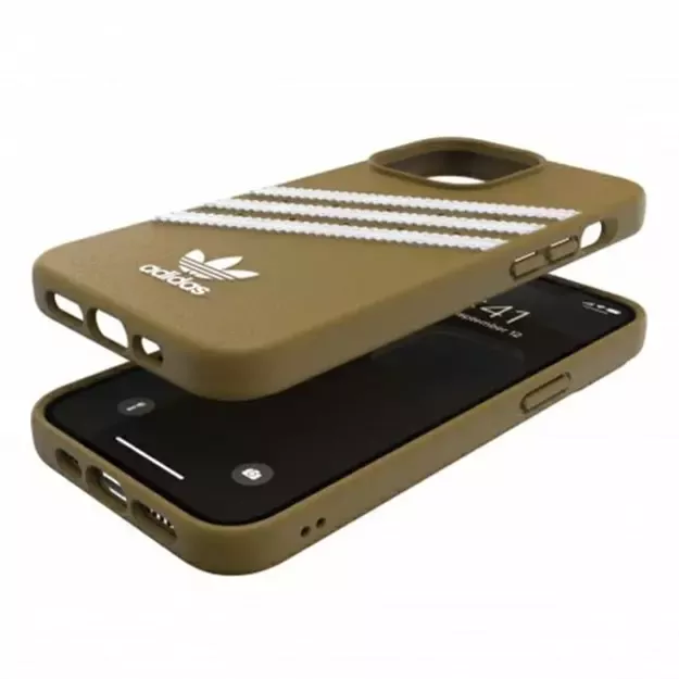 Adidas OR Moulded PU iPhone 13 Pro Max 6,7  beżowo-złoty/beige-gold 47807 5