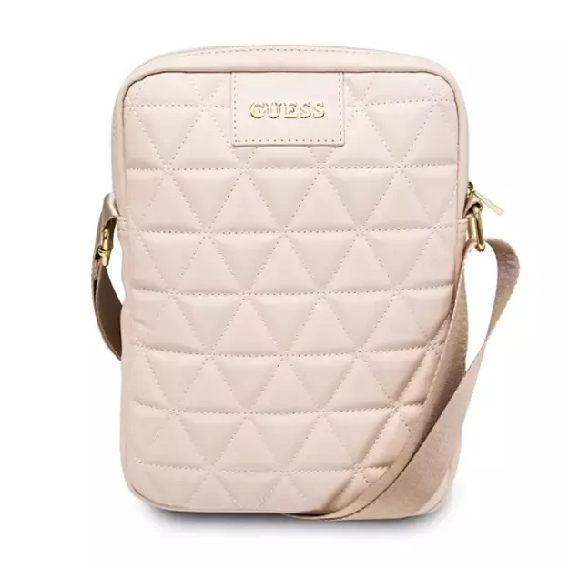 Guess Bag GUTB10QLPK 10&quot  pink/pink Quilted Tablet Bag