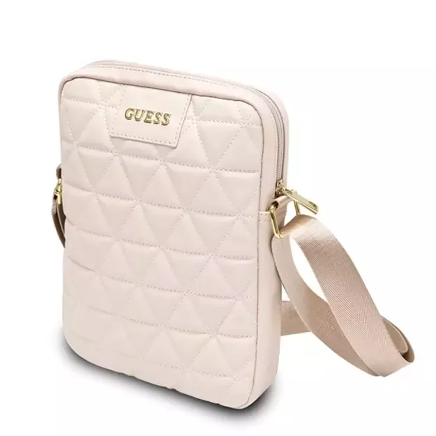 Guess Bag GUTB10QLPK 10&quot  pink/pink Quilted Tablet Bag 1