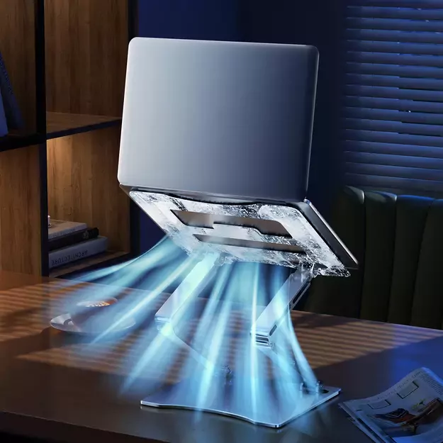 Wozinsky WRS-CPY75DSS Aluminum Laptop and Tablet Stand + Free Smartphone Stand - Silver 19