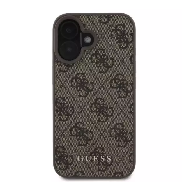 Guess 4G Classic iPhone 16 Case - Brown 6