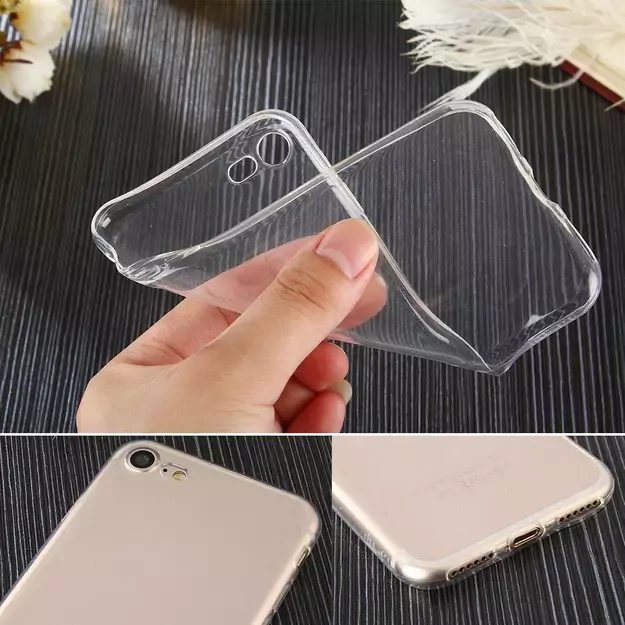 Ultra Clear 0.5mm Case Gel TPU Cover for iPhone SE 2022 / SE 2020 / 8 / 7 transparent 5