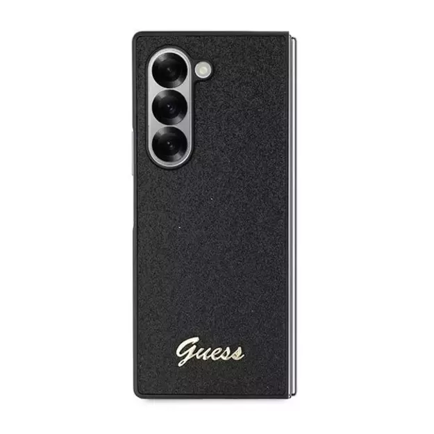 Guess 4G Glitter Script Case for Samsung Galaxy Z Fold 6 - Black 1