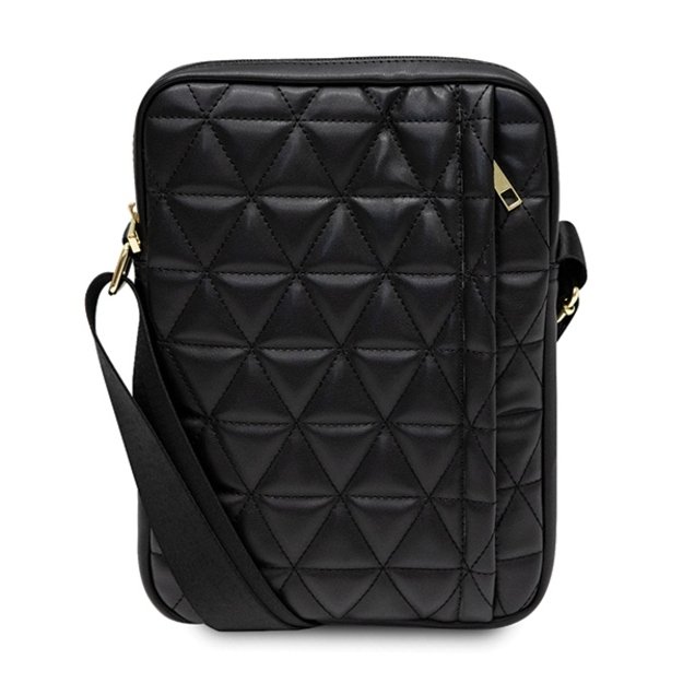 Guess Torba GUTB10QLBK 10  czarna/black Quilted Tablet Bag 3