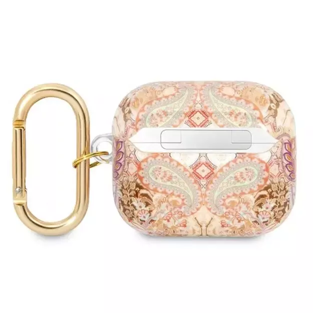 Guess GUA3HHFLD AirPods 3 cover gold/gold Paisley Strap Collection 1